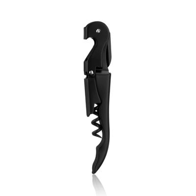 Truetap: Double-Hinged Corkscrew In Matte Black With Black by True in Black