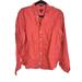 J. Crew Shirts | J.Crew Men’s Sz Large Baird Mcnutt Irish 100% Linen Slim Button Down Shirt | Color: Red | Size: L