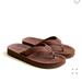 J. Crew Shoes | Bnwt J.Crew Leather Flip Flops Men's Size 7 | Color: Brown | Size: 7