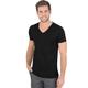 T-Shirt TRIGEMA "TRIGEMA V-Shirt Slim Fit" Gr. XXL, schwarz Herren Shirts Sport