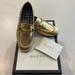 Gucci Shoes | Gold Leather Gucci Kids Loafers Size 27 | Color: Gold | Size: 27