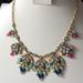 J. Crew Jewelry | J. Crew Necklace, Colorful Stones | Color: Gold/Pink | Size: 16 + 2 In