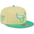 Men's New Era Yellow/Green Chicago Bulls 9FIFTY Hat