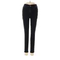 American Eagle Outfitters Jeans - Mid/Reg Rise Skinny Leg Denim: Black Bottoms - Women's Size 00 - Black Wash