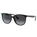 Ray-Ban RB4378 Sunglasses - Women's Black Frame Grey Gradient Lens 54 RB4378-601-8G-54