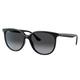 Ray-Ban RB4378F Sunglasses - Women's Black Frame Grey Gradient Lens Asian Fit 54 RB4378F-601-8G-54