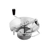 Louis Tellier X5020 3/32" Food Mill Grid w/ Medium Grind for X530, Stainless Steel