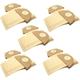 Vhbw - 50 Paper Dust Bags compatible with Hoover Org. Gr. h 33, Org. Gr. h 34, s 4125 Dry 15, s 5125 Aqua 15, s 5135 Vacuum Cleaner, brown