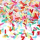 Confettis ovales mélangés pour fête préChristophe accessoires de remplissage de ballons décoration
