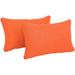 20-inch by 12-inch Indoor/Outdoor Lumbar Accent Throw Pillow (Set of 2)