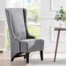 23" Wide Wing Back Side Chair for Living Room (Fabric or PU)