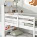 Twin over Twin Size Bunk Bed with Bookcase Headboard, Detachable Beds for Bedroom, Apartments & Kids Room, No Box Spring Needed
