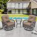 Modern 3pcs Outdoor Furniture Wicker set