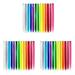 39 Pcs Colored Party Colorful Clip in Hair Extensions 55cm Straight Synthetic Hairpieces Rainbow