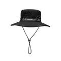 HES Waterproof Fishing Hat Wide Brim with Hanging Rope Fashion Summer Breathable Bucket Hiking Outdoor Hat for Camping