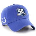 Men's '47 Royal Indianapolis Colts 40th Anniversary Front Patch Clean Up Adjustable Hat