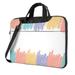Colorful Strokes Border Laptop Bag 13 inch Laptop or Tablet Business Casual Laptop Bag