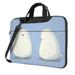 Cartoon Cute White Bear Laptop Bag 15.6 inch Laptop or Tablet Business Casual Laptop Bag