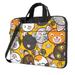 Cute Yellow Cat Laptop Bag 15.6 inch Laptop or Tablet Business Casual Laptop Bag