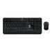 Logitech Advanced Combo Wireless Keyboard and Mouse Black