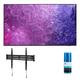 Samsung QN50QN90CAFXZA 50-inch Neo QLED 4K Smart TV with Walts Fixed TV Mount for 43 -90 Compatible TVs and Screen Cleaner Kit (2023)