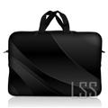LSS 10.2 inch Laptop Sleeve Bag Carrying Case Pouch with Handle for 8 8.9 9 10 10.2 Apple MacBook GW Acer Dell Twilight Gray Black
