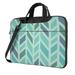 Green Texture Laptop Bag 15.6 inch Laptop or Tablet Business Casual Laptop Bag