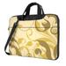 Summer Yellow Flowers Laptop Bag 14 inch Laptop or Tablet Business Casual Laptop Bag