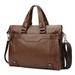 Men s Leather Messenger Bag Large Capacity Crossbody Bag Laptop Bag Briefcase Business Satchel Computer Handbag Shoulder Bag for Men A37