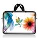 LSS 15.6 inch Laptop Sleeve Bag Carrying Case Pouch with Handle for 14 15 15.4 15.6 Apple Macbook Acer Asus Dell Daisy Flower Leaves Floral