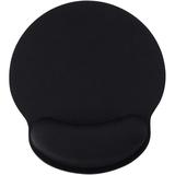 Ergonomic Black Mouse Pad with Wrist Support for Computer Small Gaming Mouse Pad with Wrist Rest Support for Laptop Memory Foam Mousepad Can Relax Your Wrist (Black)