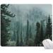 Mouse Pad Mist Forest Mouse Pad Washable Square Cloth Mousepad for Gaming Office Laptop Non-Slip Rubber Computer Mouse Pads for Wireless Mouse Cute Mouse Pads for Desk Natural Landscape