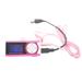 Machinehome Digital Music MP3 Player Mini USB OLED Screen MP3 Support 16/32GB Micro SD TF Card Light Clip Design Flashlight