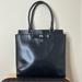 Kate Spade Bags | Kate Spade New York Bow Black Leather Tote Bag | Color: Black | Size: 12” X 11” X 3”