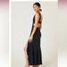 Anthropologie Dresses | Black Maxi Cut-Out Fitted Knit Dress Anthropologie / Maeve Nwt | Color: Black | Size: S