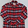 American Eagle Outfitters Shirts | American Eagle Men's Cotton Flannel Shirt Size Small | Color: Blue/Red | Size: S