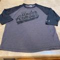 Under Armour Shirts | Men’s Under Armour Shirt, Size Large It Has Three-Quarter Length Sleeves | Color: Black/Gray | Size: L