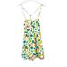 American Eagle Outfitters Dresses | American Eagle Floral Criss Cross Strap Sundress Mini Dress Pockets Size 2 Euc | Color: White | Size: 2