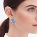 J. Crew Jewelry | J.Crew Sparkly Resin Hoop Earrings One Size Dusty Peri | Color: Blue | Size: Os