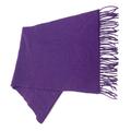 Louis Vuitton Accessories | Authentic Louis Vuitton Fringe Punching Logo Scarf Cashmere Purple | Color: Purple | Size: W13.6 X H70.9inch