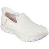 Slip-On Sneaker SKECHERS "GO WALK FLEX RELISH", Damen, Gr. 42, weiß (sanftes weiß), Textil, casual, Schuhe, Slipper, Freizeitschuh mit Slip Ins-Funktion zum leichten Einschlupf