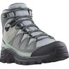 Wanderschuh SALOMON "QUEST ROVE GORE-TEX W", Gr. 41, grau (grau, mint), Leder, Textil, sportlich, Schuhe, Wasserdicht