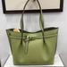 Michael Kors Bags | Michael Kors Emilia Large Pebbled Leather Tote Bag Color: Light Sage | Color: Gold/Green | Size: Large