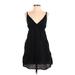 Old Navy Casual Dress - Slip dress: Black Solid Dresses - Women's Size X-Small