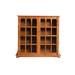 Crafters and Weavers 76" H x 51" W Solid Wood Standard Bookcase Wood in Brown | 76 H x 51 W x 12 D in | Wayfair JF231L-MC