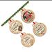 Eternal Night 4 Piece Holiday Shaped Ornament Set Wood in Brown/Red | 3.9 H x 3.9 W x 0.2 D in | Wayfair EternalNight4c4ce71