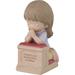 Precious Moments When Life Gets Too Hard to Stand, Kneel Brunette Hair/Medium Skin Spanish Bisque Porcelain Figurine Porcelain/ | Wayfair 223006E