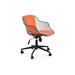 sohoConcept Zebra Task Chair Upholstered, Metal in Orange/Black | 30 H x 24 W x 23 D in | Wayfair ZEB-OFF-BLK-004