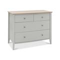 Bentley Whitby 2+2 Drawer Scandi Oak And Grey Chest of Drawers