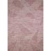 Pink 66 x 42 x 0.75 in Area Rug - Wade Logan® Bismah Geometric Handmade Tufted Wool Area Rug in Brown Wool | 66 H x 42 W x 0.75 D in | Wayfair